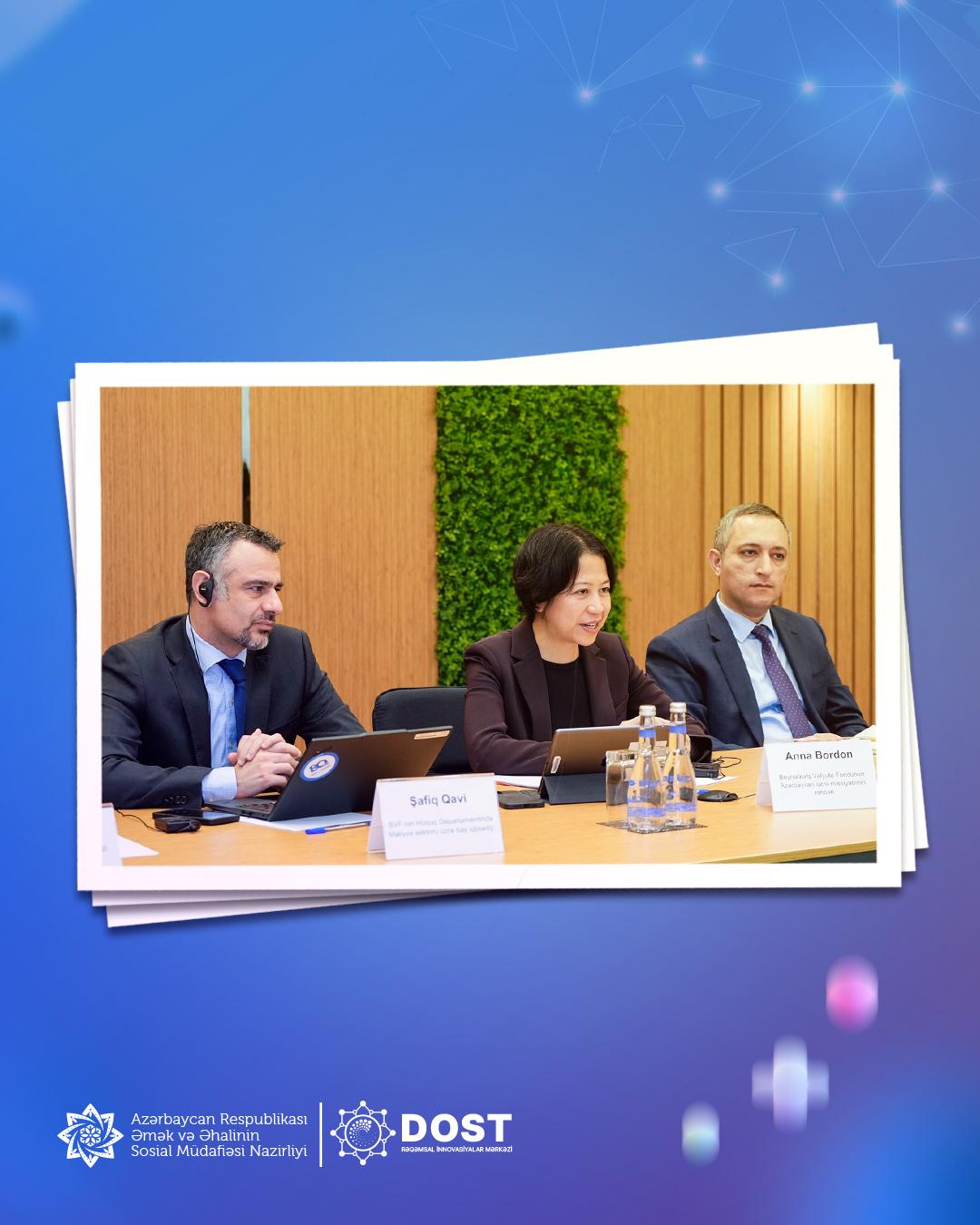 During the meeting with the mission of the International Monetary Fund, discussions were held on the pension reforms implemented in our country and the recent developments in the labor market.